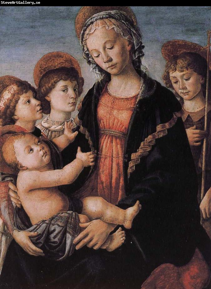 Sandro Botticelli Our Lady of Angels with the two sub